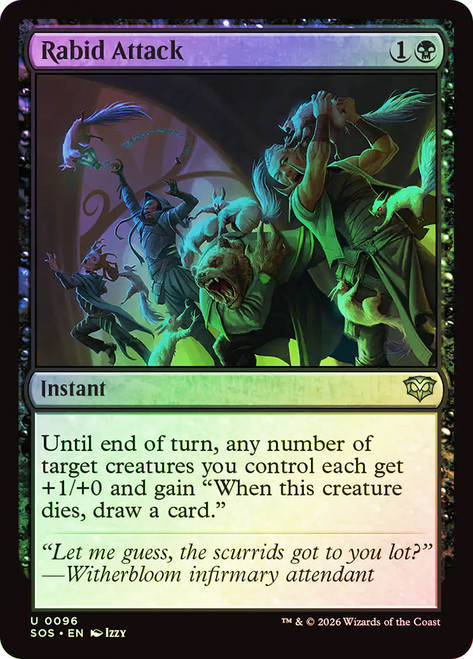 Rabid Attack
Secrets of Strixhaven
Single
Magic: The Gathering