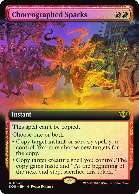 Choreographed Sparks
Secrets of Strixhaven
Single
Magic: The Gathering