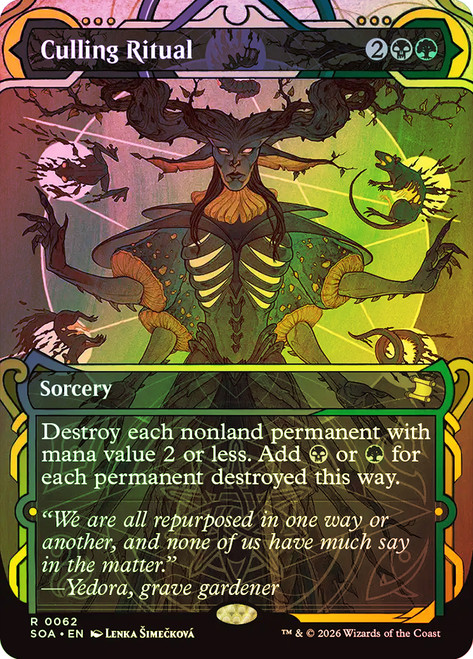 Culling Ritual
Secrets of Strixhaven Mystical Archive
Single
Magic: The Gathering