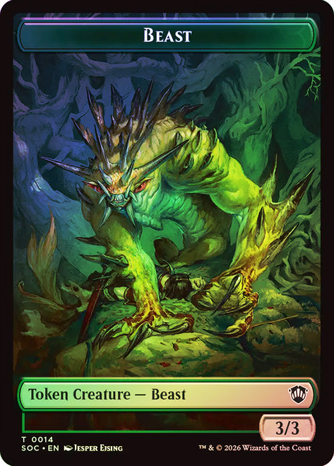 {Beast Token} // {Primo, the Indivisible Token}
Secrets of Strixhaven Commander
Single
Magic: The Gathering