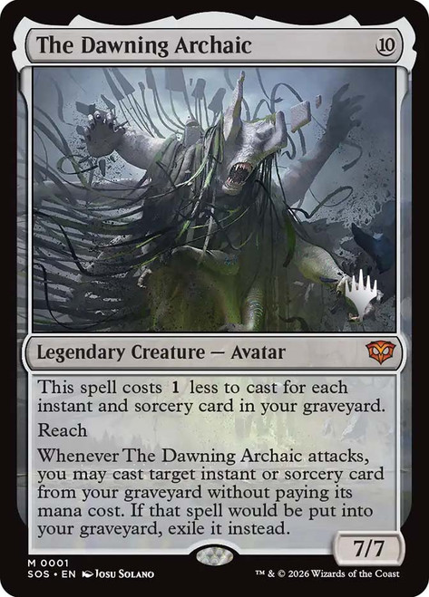 The Dawning Archaic (Promo Pack) (Secrets of Strixhaven)
Promo
Single
Magic: The Gathering