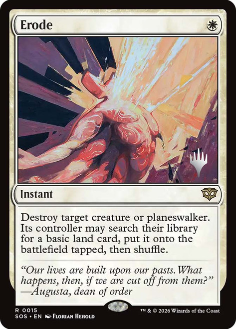 Erode (Promo Pack) (Secrets of Strixhaven)
Promo
Single
Magic: The Gathering