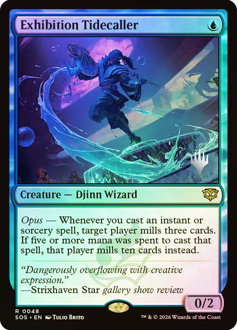 Exhibition Tidecaller (Promo Pack) (Secrets of Strixhaven)
Promo
Single
Magic: The Gathering