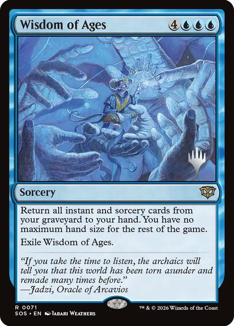 Wisdom of Ages (Promo Pack) (Secrets of Strixhaven)
Promo
Single
Magic: The Gathering