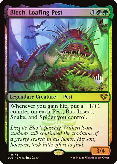 Blech, Loafing Pest (Promo Pack) (Secrets of Strixhaven)
Promo
Single
Magic: The Gathering