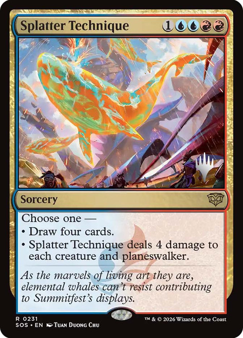 Splatter Technique (Promo Pack) (Secrets of Strixhaven)
Promo
Single
Magic: The Gathering
