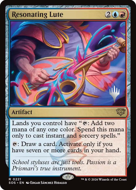 Resonating Lute (Promo Pack) (Secrets of Strixhaven)
Promo
Single
Magic: The Gathering