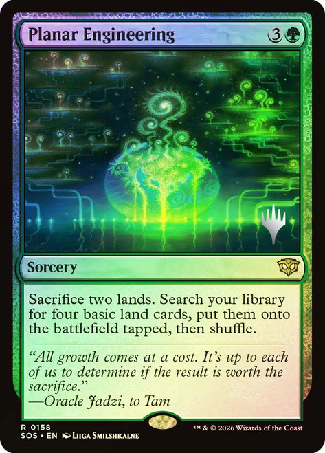 Planar Engineering (Promo Pack) (Secrets of Strixhaven)
Promo
Single
Magic: The Gathering