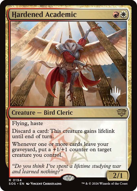 Hardened Academic (Promo Pack) (Secrets of Strixhaven)
Promo
Single
Magic: The Gathering