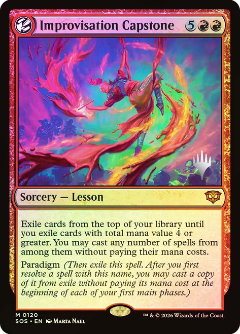 Improvisation Capstone (Promo Pack) (Secrets of Strixhaven)
Promo
Single
Magic: The Gathering