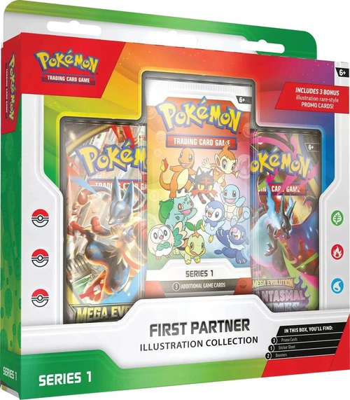 Pokemon TCG - First Partner Illustration Collection (Series 1)
First Partner Illustration Collection
Sealed
Pokemon