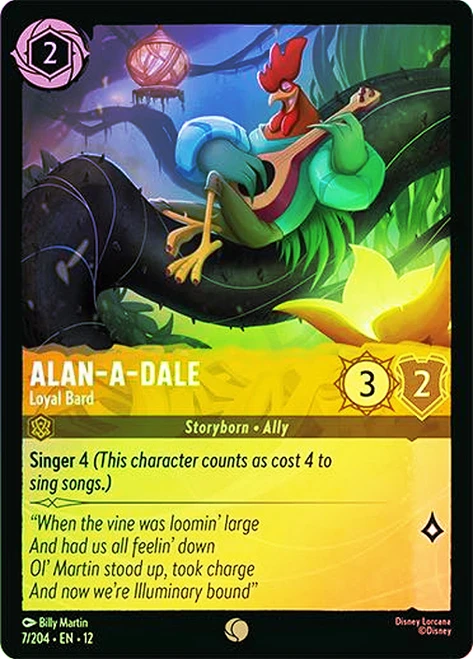 Alan-A-Dale - Loyal Bard
Wilds Unknown
Single
Lorcana