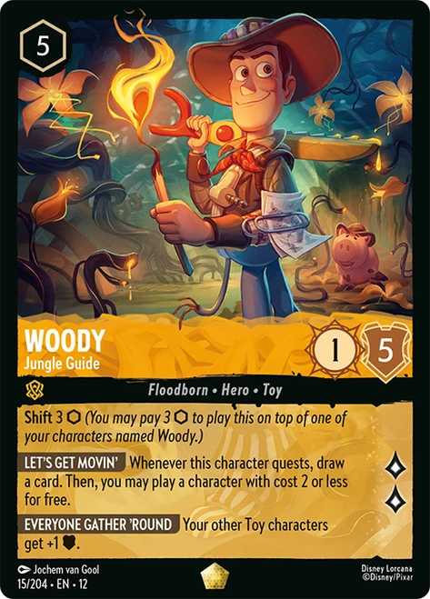 Woody - Jungle Guide
Wilds Unknown
Single
Lorcana