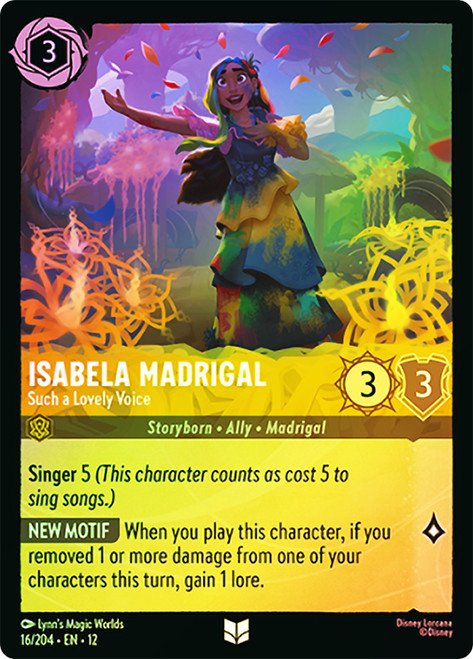 Isabela Madrigal - Such a Lovely Voice
Wilds Unknown
Single
Lorcana