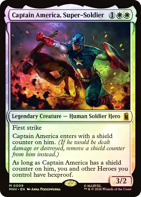 Captain America, Super-Soldier | Marvel Super Heroes | Star City Games