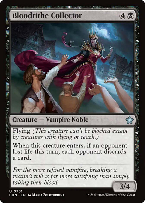 Bloodtithe Collector (#751)
Foundations
Single
Magic: The Gathering