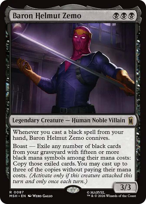Baron Helmut Zemo | Marvel Super Heroes | Star City Games