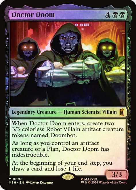 Doctor Doom
Marvel Super Heroes
Single
Magic: The Gathering