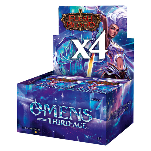 Flesh and Blood 啓示の一撃 3枚セット Flesh and Blood - Omens of the Third Age Booster Case (4 Boxes
