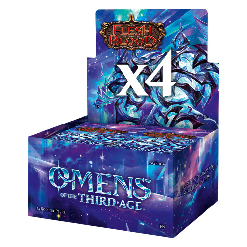 Flesh and Blood - Omens of the Third Age Booster Case (4 Boxes
