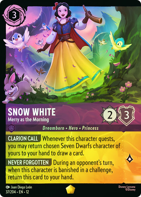 Snow White - Merry as the Morning
Wilds Unknown
Single
Lorcana