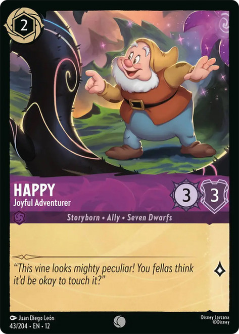 Happy - Joyful Adventurer
Wilds Unknown
Single
Lorcana