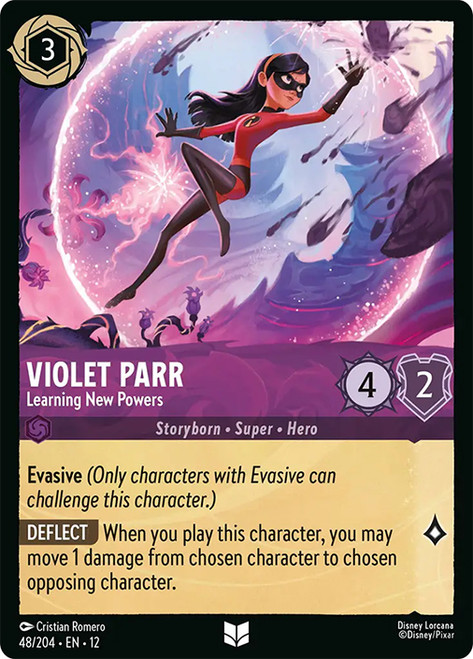 Violet Parr - Learning New Powers
Wilds Unknown
Single
Lorcana
