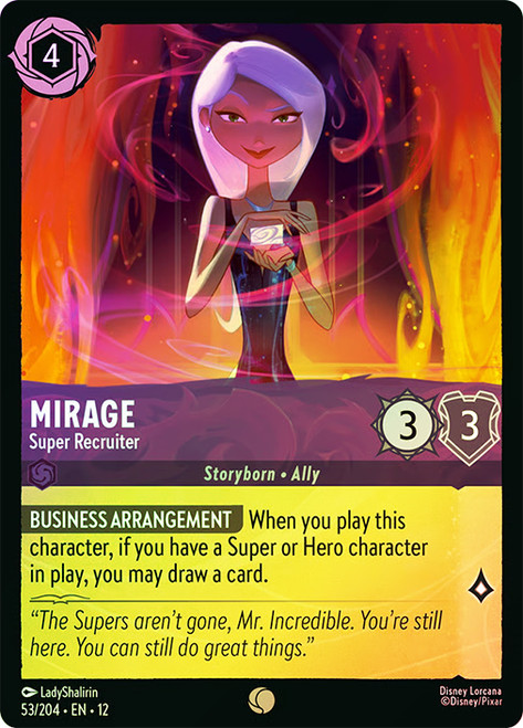 Mirage - Super Recruiter
Wilds Unknown
Single
Lorcana