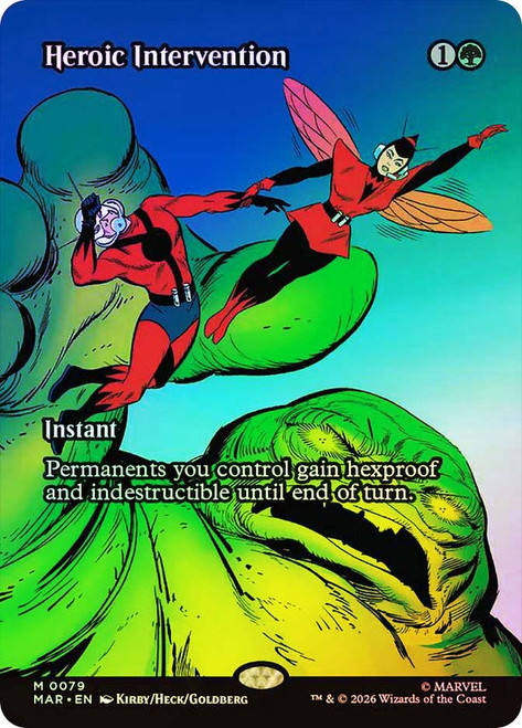 Heroic Intervention (#079)
Marvel Universe
Single
Magic: The Gathering