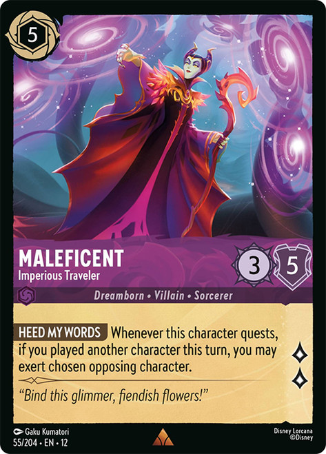 Maleficent - Imperious Traveler
Wilds Unknown
Single
Lorcana