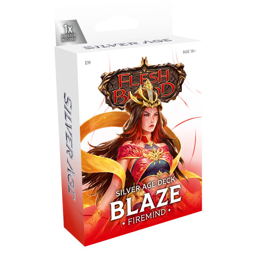 Flesh and Blood - Silver Age Chapter 3 Deck: Blaze, Firemind
Silver Age Chapter 3
Sealed
Flesh and Blood
