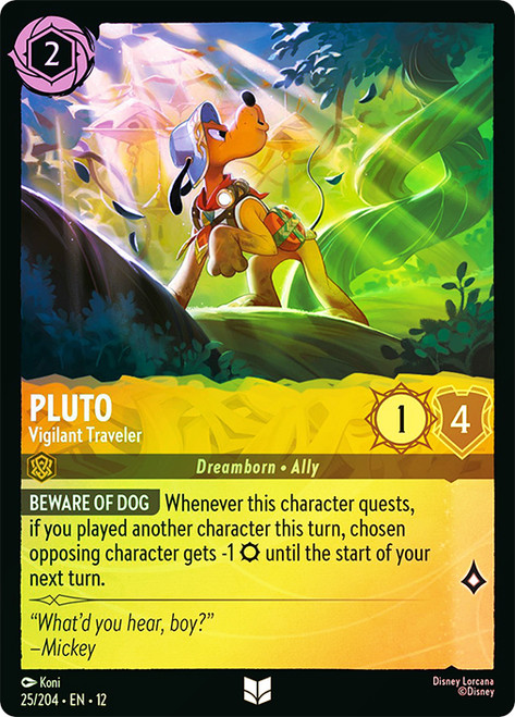 Pluto - Vigilant Traveler
Wilds Unknown
Single
Lorcana