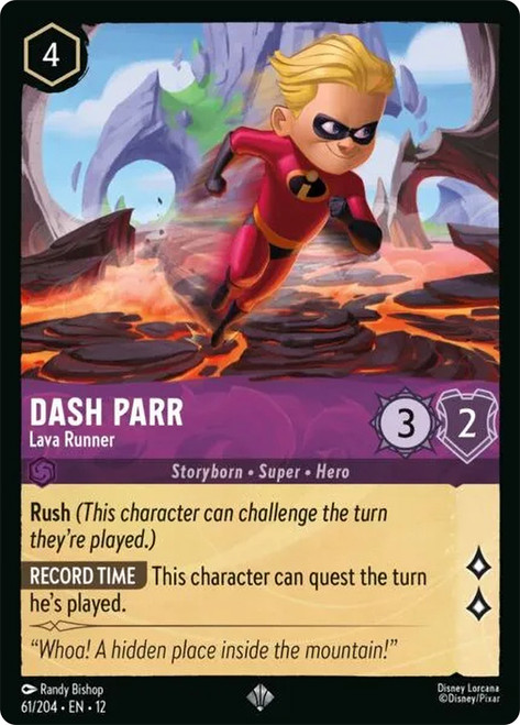 Dash Parr - Lava Runner
Wilds Unknown
Single
Lorcana