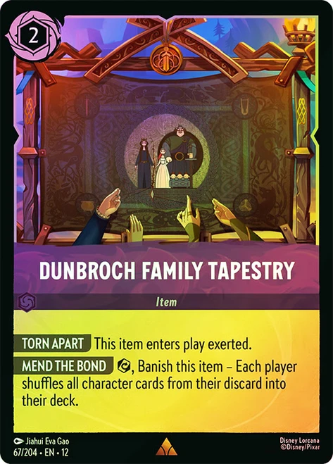 DunBroch Family Tapestry
Wilds Unknown
Single
Lorcana