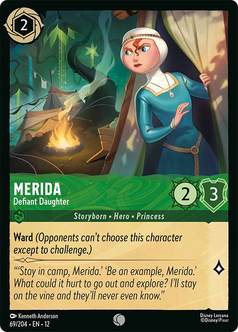 Merida - Defiant Daughter
Wilds Unknown
Single
Lorcana