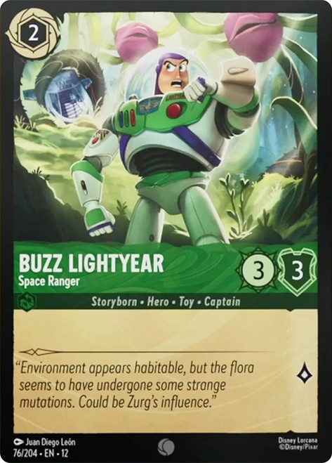Buzz Lightyear - Space Ranger
Wilds Unknown
Single
Lorcana