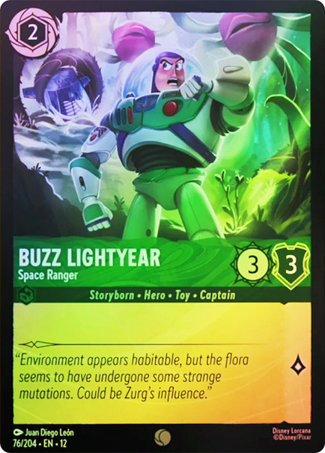 Buzz Lightyear - Space Ranger (Theater) | Promotional Cards | Star