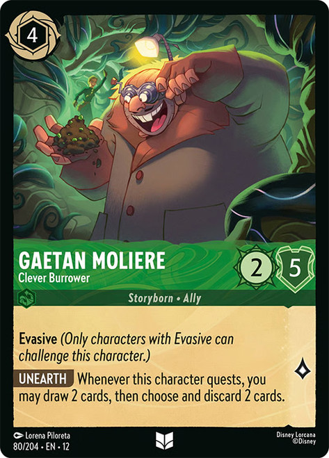 Gaetan Moliere - Clever Burrower
Wilds Unknown
Single
Lorcana