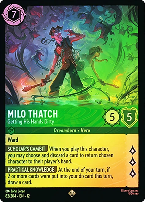 Milo Thatch - Getting His Hands Dirty
Wilds Unknown
Single
Lorcana