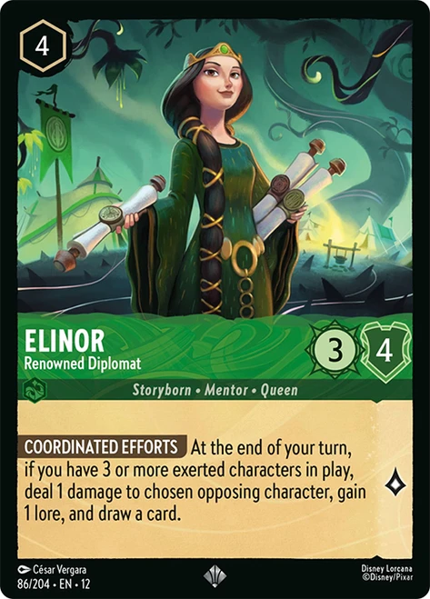 Elinor - Renowned Diplomat
Wilds Unknown
Single
Lorcana