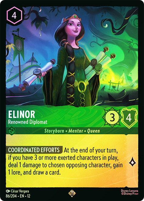 Elinor - Renowned Diplomat
Wilds Unknown
Single
Lorcana