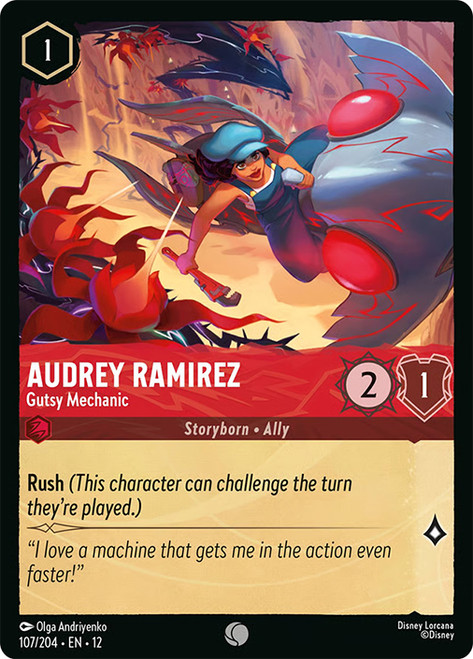 Audrey Ramirez - Gutsy Mechanic
Wilds Unknown
Single
Lorcana