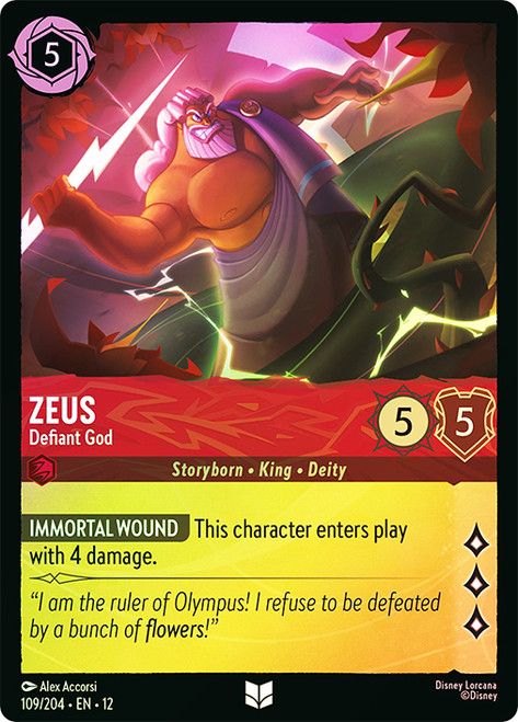 GOD、奪われたZEUS Zeus - Defiant God | Wilds Unknown | Star City Games