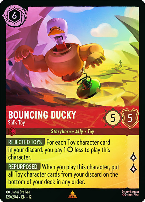 Bouncing Ducky - Sid's Toy
Wilds Unknown
Single
Lorcana