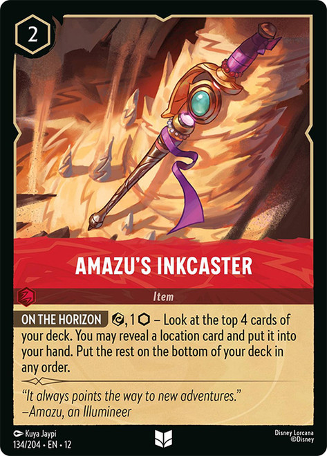 Amazu's Inkcaster
Wilds Unknown
Single
Lorcana