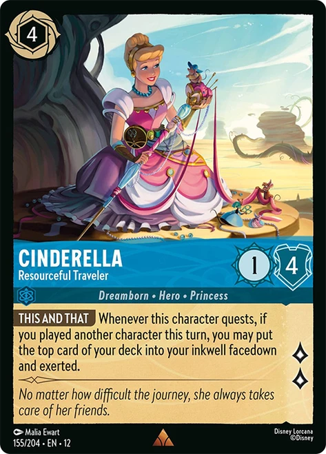 Cinderella - Resourceful Traveler
Wilds Unknown
Single
Lorcana