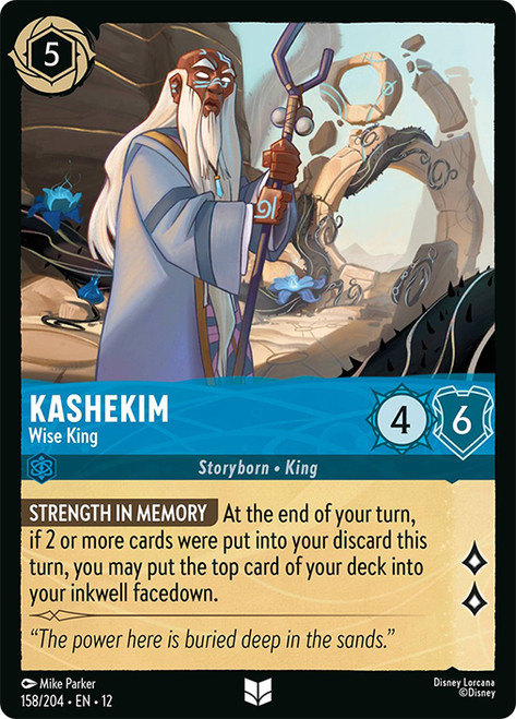 Kashekim - Wise King
Wilds Unknown
Single
Lorcana