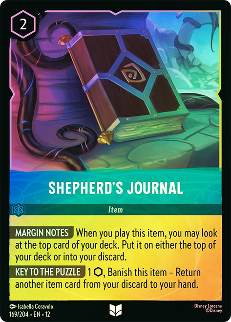Shepherd's Journal
Wilds Unknown
Single
Lorcana