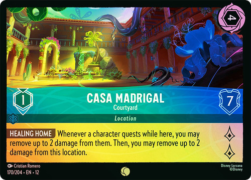 Casa Madrigal - Courtyard
Wilds Unknown
Single
Lorcana