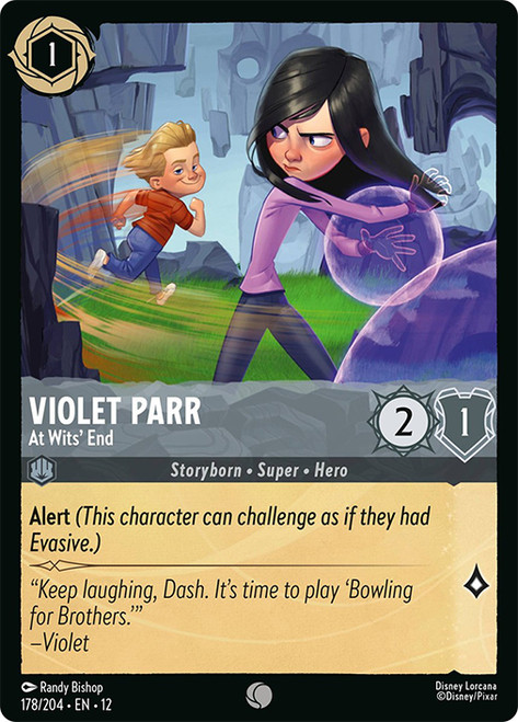 Violet Parr - At Wits' End
Wilds Unknown
Single
Lorcana